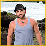 close-up of Russell Hantz